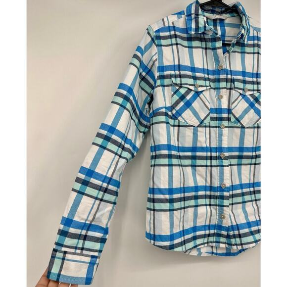 STIO women’s Willow Flannel Shirt Size M Morning Frost - Picture 3 of 6